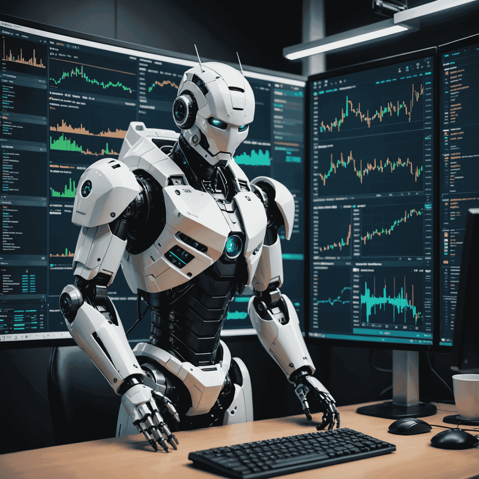 A user-friendly interface for creating and managing automated trading bots with various strategy options